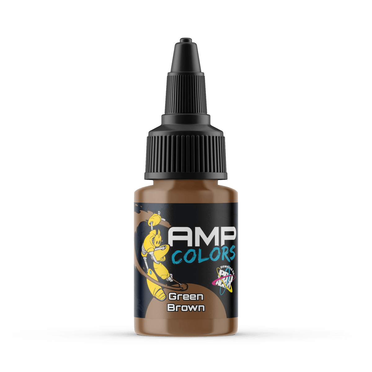 PRO Acryl - Paint - AMP-020 - Green Brown - Card Brawlers