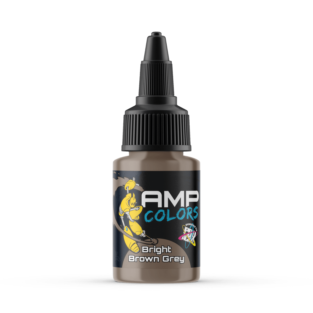 PRO Acryl - Paint - AMP-021 - Bright Brown Grey - Card Brawlers
