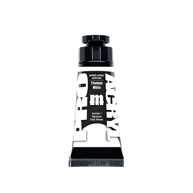 PRO Acryl - Paint - Expert Acrylics - 001 - Titanium White - Card Brawlers