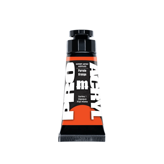 PRO Acryl - Paint - Expert Acrylics - 006 - Pyrrole Orange - Card Brawlers