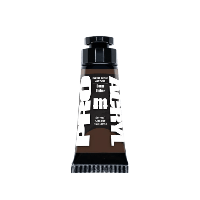 PRO Acryl - Paint - Expert Acrylics - 007 - Burnt Umber - Card Brawlers