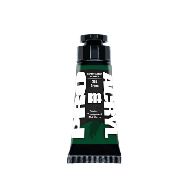 PRO Acryl - Paint - Expert Acrylics - 009 - Sap Green - Card Brawlers
