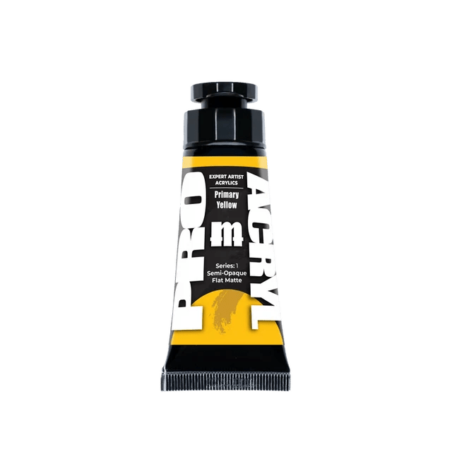 PRO Acryl - Paint - Expert Acrylics - 016 - Primary Yellow - Card Brawlers