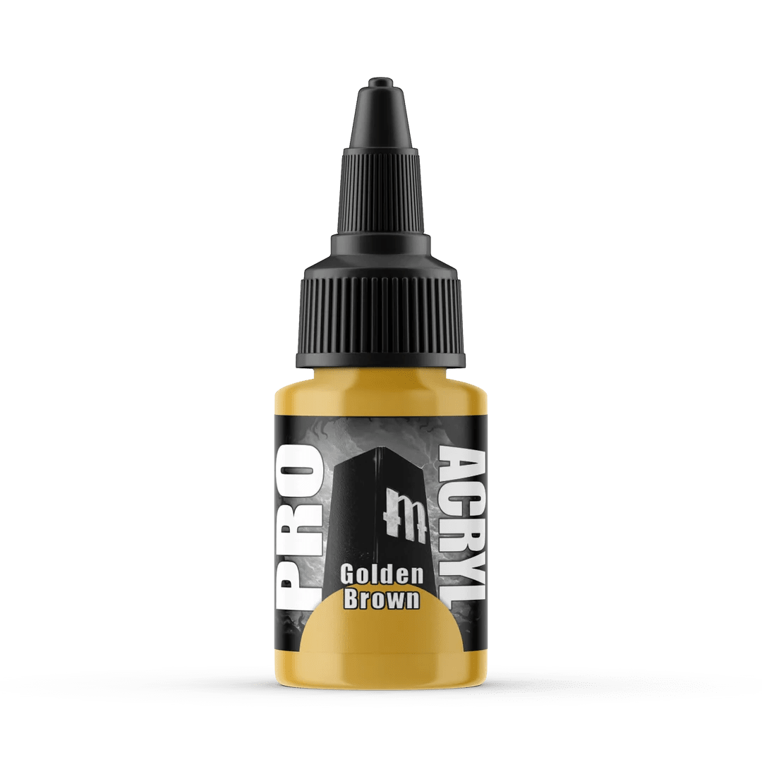 PRO Acryl - Paint - MPA-017 - Golden Brown - Card Brawlers