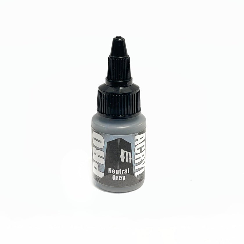 PRO Acryl - Paint - MPA-075 - Neutral Grey - Card Brawlers