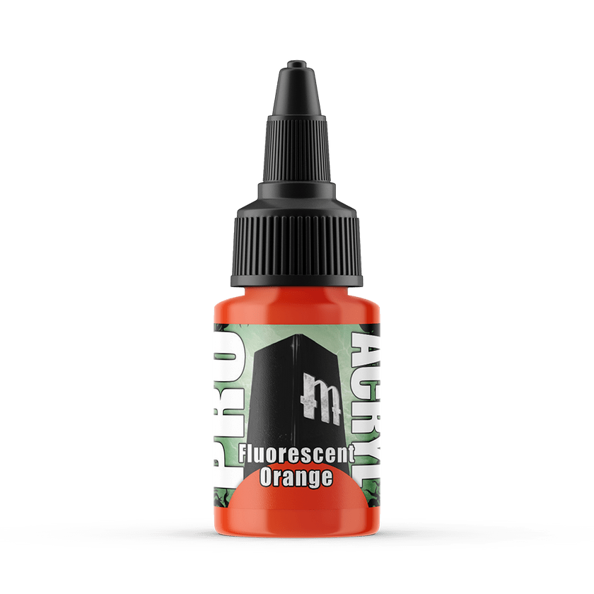 PRO Acryl - Paint - PMA-F02 - Fluorescent Orange - Card Brawlers