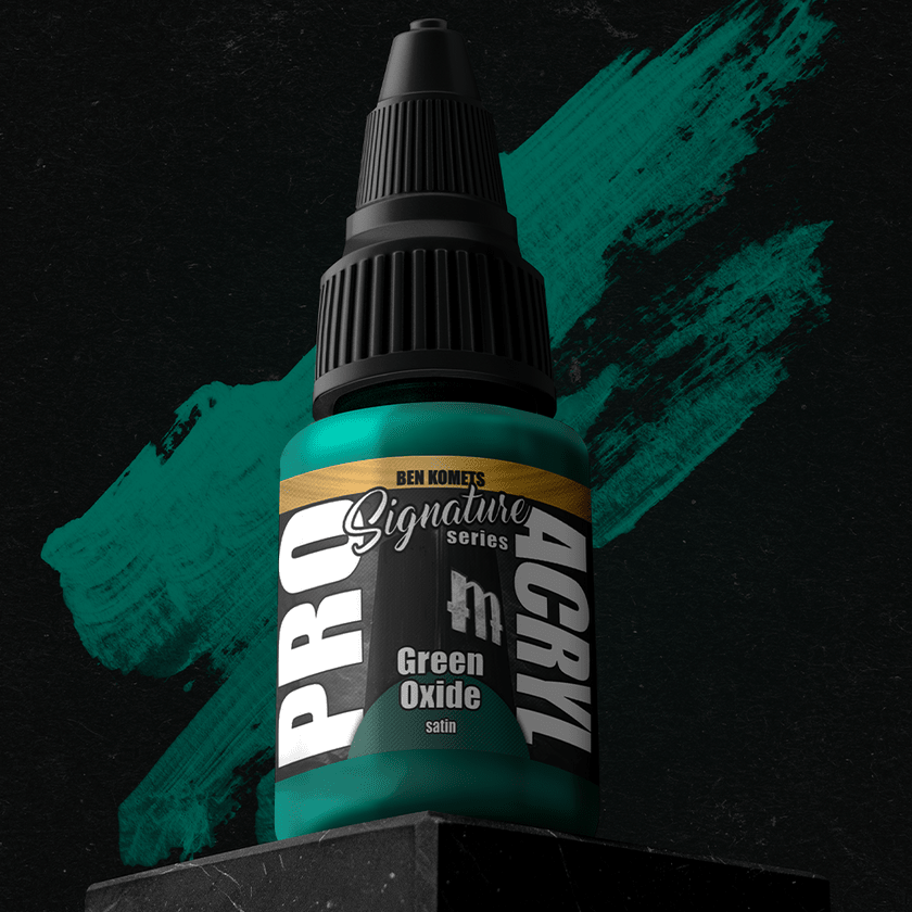 PRO Acryl - Paint - S16 - Ben Komets - Green Oxide - Card Brawlers