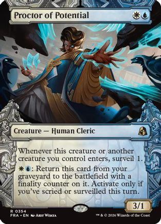 Proctor of Potential (Showcase) (FRA-354) - Reality Fracture - Card Brawlers