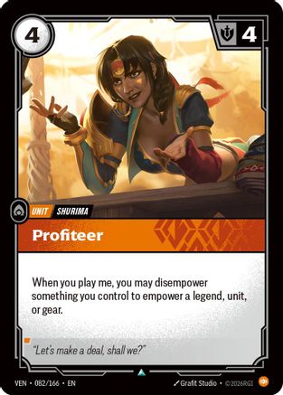 Profiteer (082/166) - Vendetta - Card Brawlers