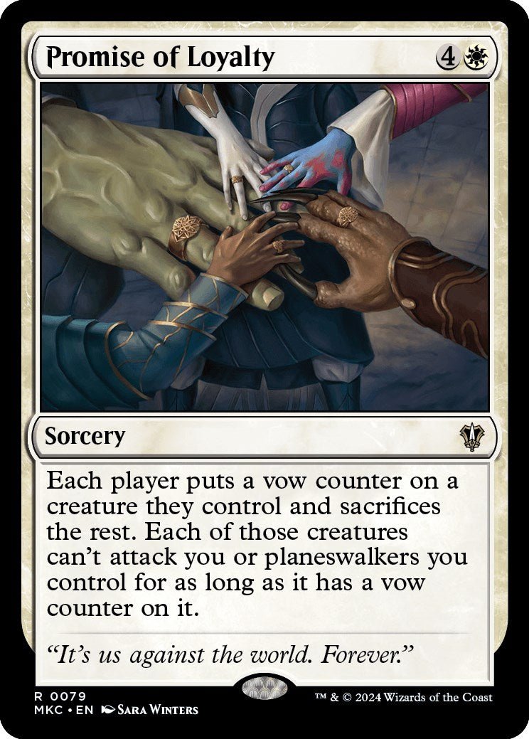 Promise of Loyalty [Murders at Karlov Manor Commander] - Card Brawlers