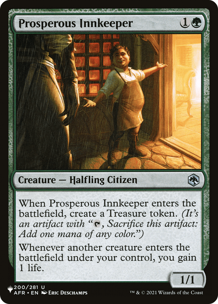 Prosperous Innkeeper [The List] - Card Brawlers