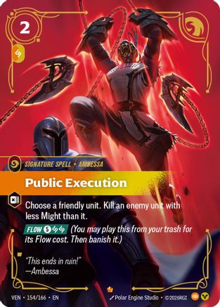Public Execution (154/166) - Vendetta Foil - Card Brawlers