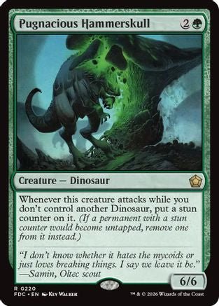 Pugnacious Hammerskull (FDC-220) - Commander: Foundations - Card Brawlers