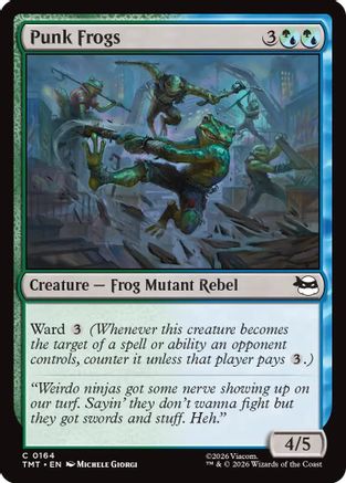 Punk Frogs (TMT-164) - Teenage Mutant Ninja Turtles - Card Brawlers