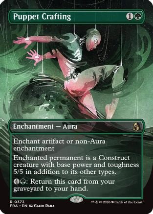 Puppet Crafting (Borderless) (FRA-373) - Reality Fracture - Card Brawlers