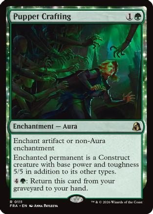 Puppet Crafting (FRA-111) - Reality Fracture - Card Brawlers