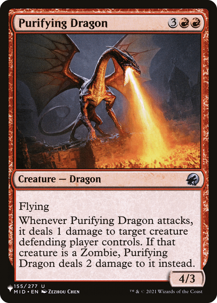 Purifying Dragon [The List] - Card Brawlers