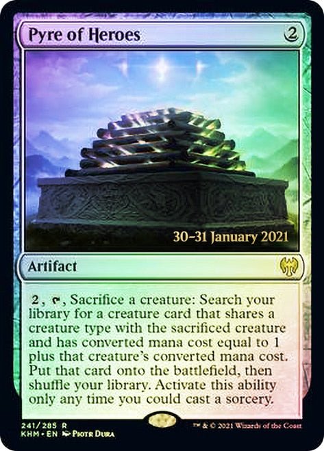 Pyre of Heroes [Kaldheim Prerelease Promos] - Card Brawlers