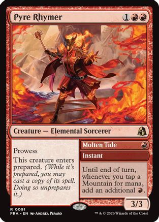 Pyre Rhymer (FRA-091) - Reality Fracture - Card Brawlers