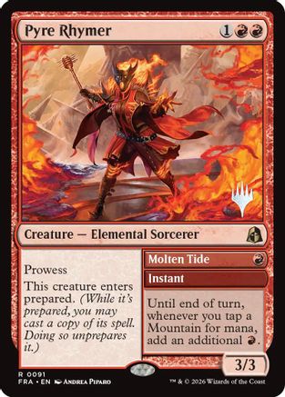 Pyre Rhymer (PPFRA-091) - Promo Pack: Reality Fracture - Card Brawlers