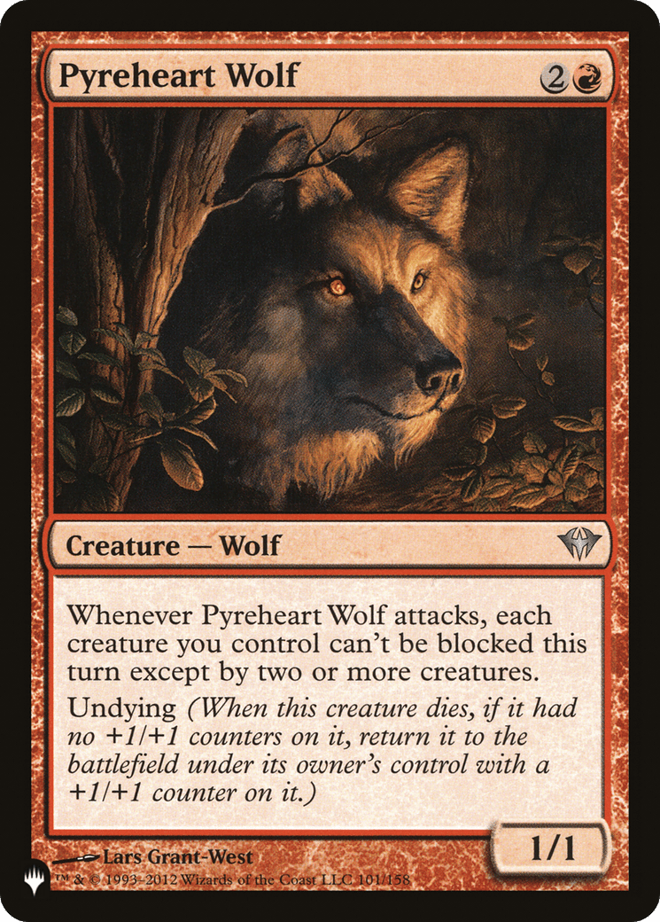 Pyreheart Wolf [The List] - Card Brawlers