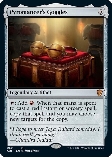 Pyromancer's Goggles [Commander 2021] - Card Brawlers