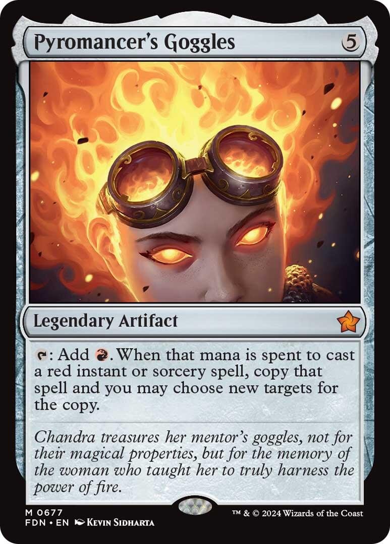Pyromancer's Goggles [Foundations] - Card Brawlers
