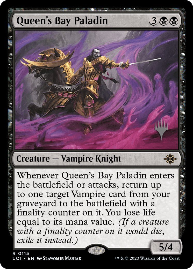 Queen's Bay Paladin (Promo Pack) [The Lost Caverns of Ixalan Promos] - Card Brawlers