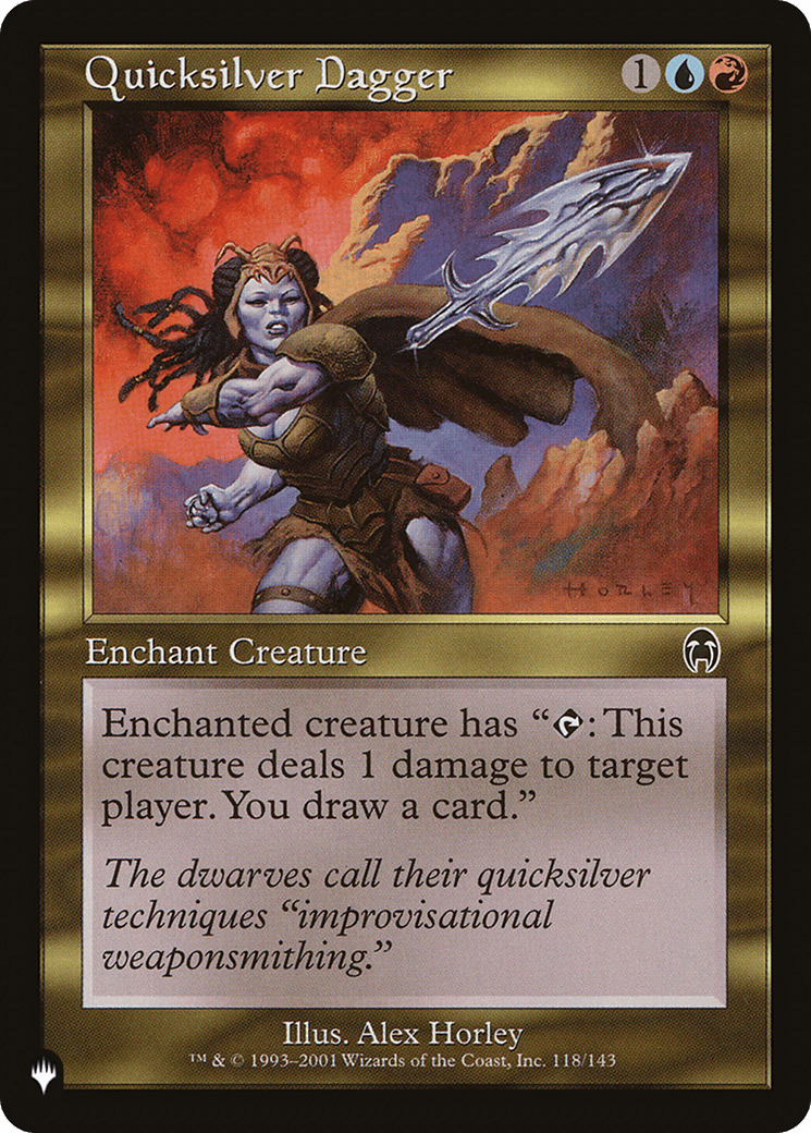 Quicksilver Dagger [The List] - Card Brawlers