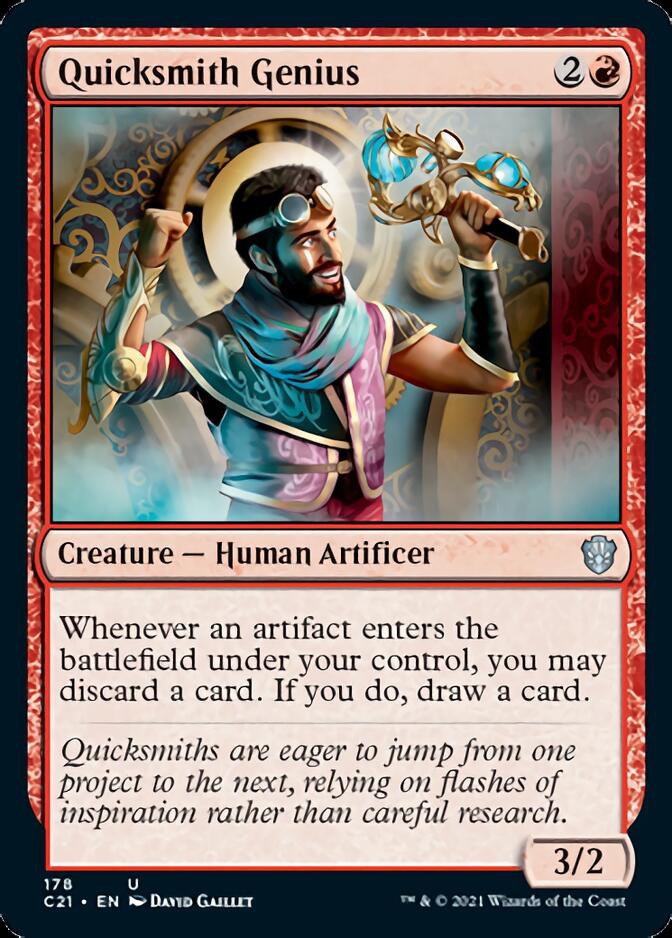 Quicksmith Genius [Commander 2021] - Card Brawlers