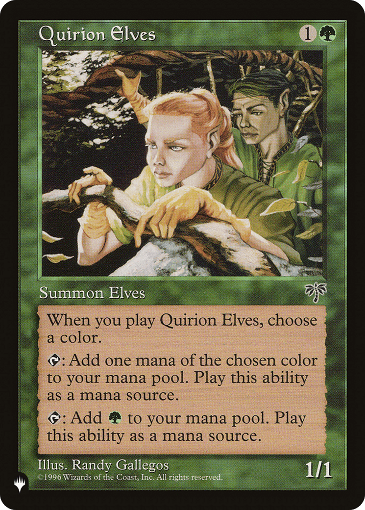 Quirion Elves [The List] - Card Brawlers