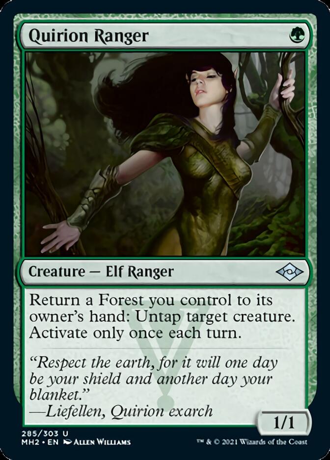 Quirion Ranger (Foil Etched) [Modern Horizons 2] - Card Brawlers