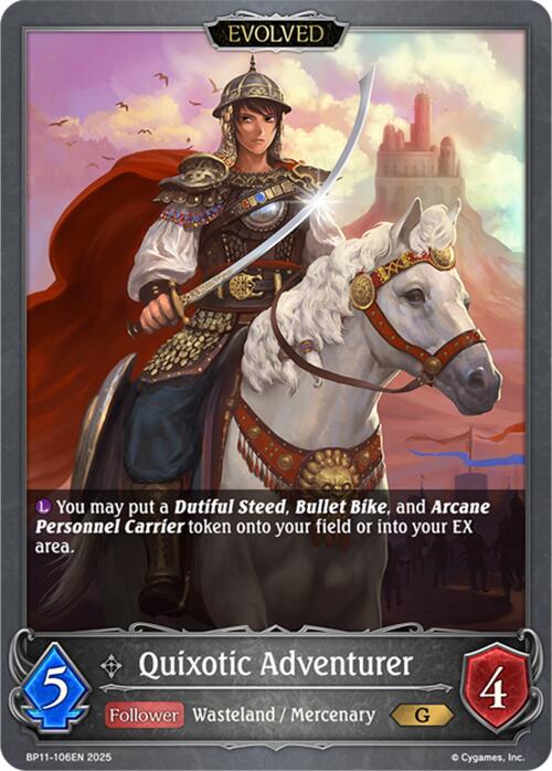 Quixotic Adventurer (Evolved) (BP11 - 106EN) [Bullet of Fate] - Card Brawlers