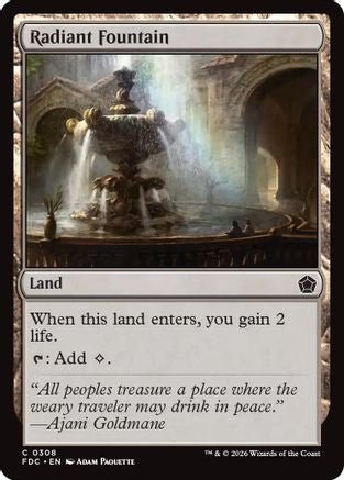 Radiant Fountain (FDC-308) - Commander: Foundations - Card Brawlers
