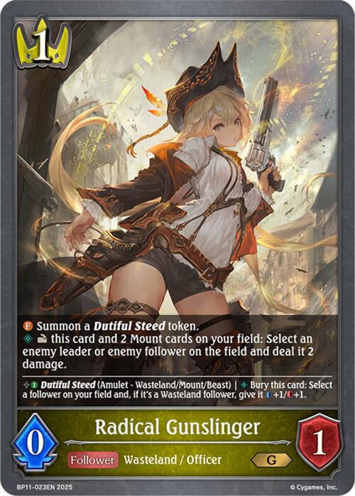 Radical Gunslinger (BP11 - 023EN) [Bullet of Fate] - Card Brawlers