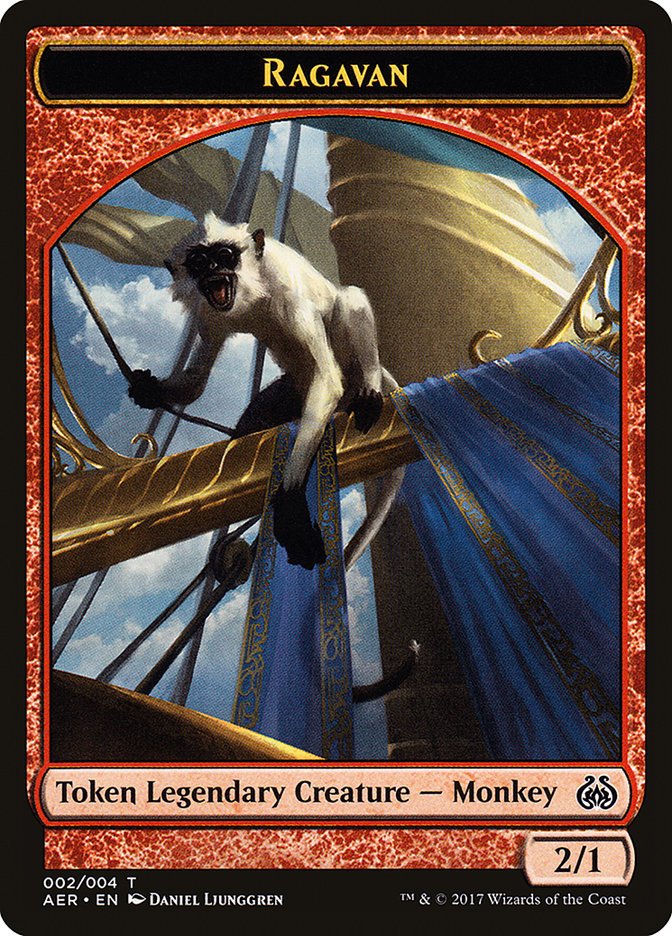 Ragavan Token [Aether Revolt Tokens] - Card Brawlers