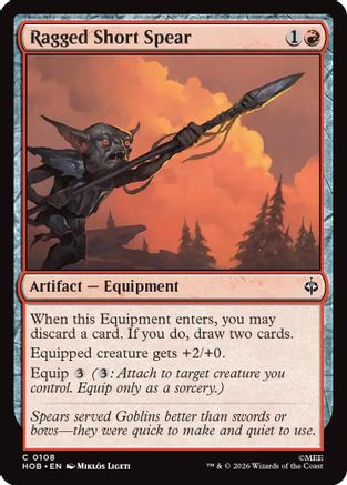 Ragged Short Spear (HOB-108) - The Hobbit Foil - Card Brawlers