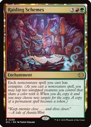 Raiding Schemes (PPECL-239) - Promo Pack: Lorwyn Eclipsed Foil - Card Brawlers