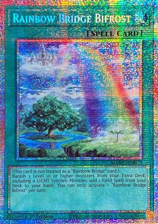 Rainbow Bridge Bifrost (Starlight Rare) (MAMO-EN023) - Magnificent Monsters 1st Edition - Card Brawlers