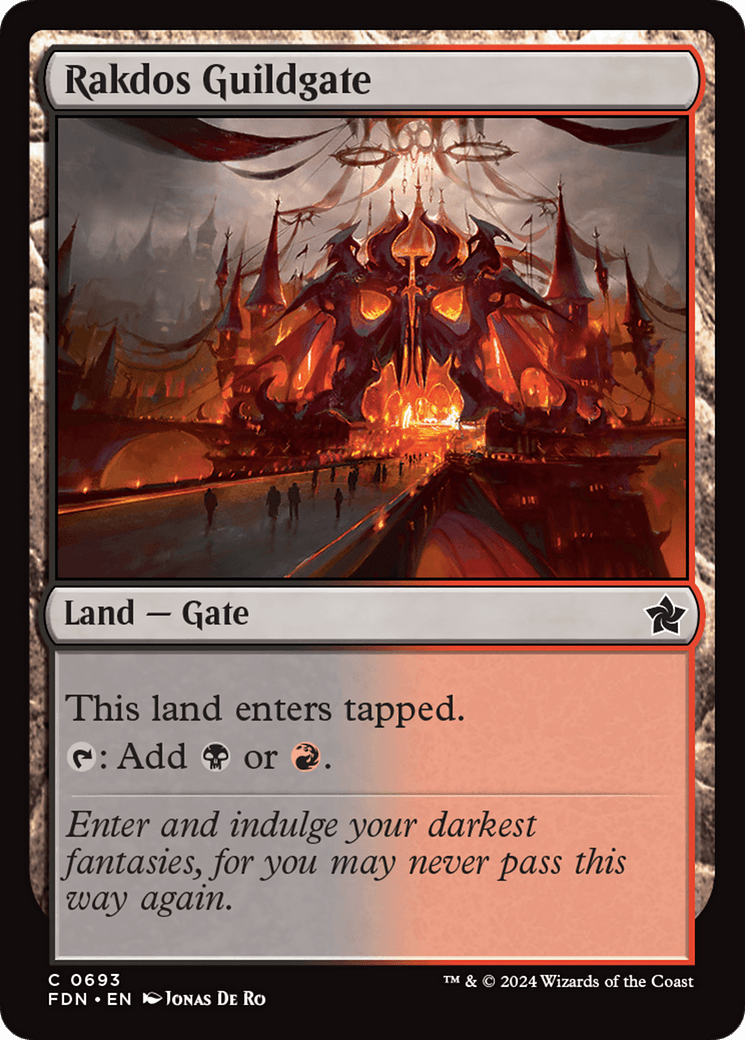 Rakdos Guildgate [Foundations] - Card Brawlers