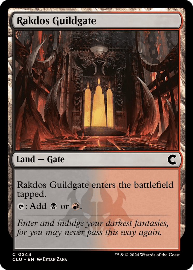 Rakdos Guildgate [Ravnica: Clue Edition] - Card Brawlers