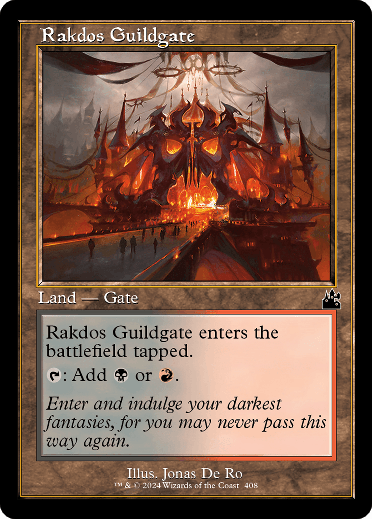 Rakdos Guildgate (Retro Frame) [Ravnica Remastered] - Card Brawlers