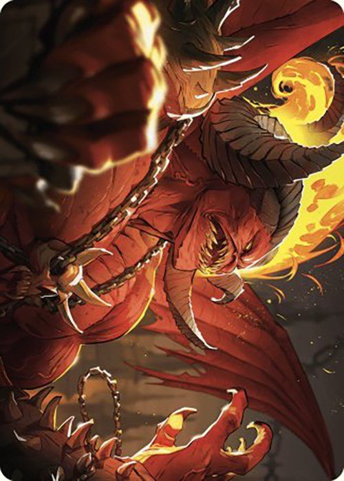 Rakdos, Patron of Chaos Art Card (45/49) [Murders at Karlov Manor Art Series] - Card Brawlers