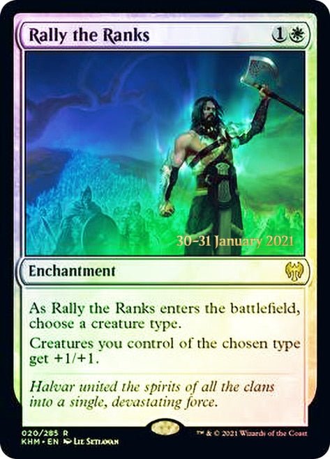 Rally the Ranks [Kaldheim Prerelease Promos] - Card Brawlers