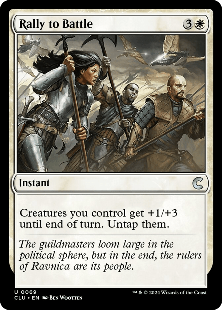 Rally to Battle [Ravnica: Clue Edition] - Card Brawlers