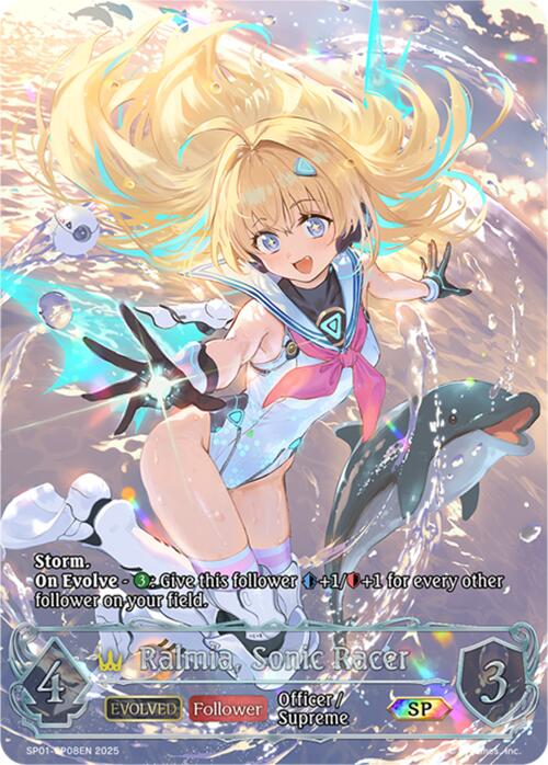 Ralmia, Sonic Racer (Evolved) (SP) (SP01 - SP08EN) [Seaside Memories] - Card Brawlers
