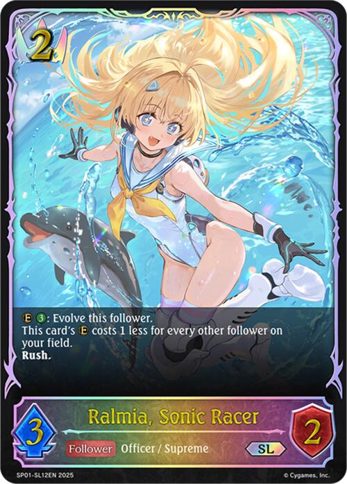 Ralmia, Sonic Racer (SL) (SP01 - SL12EN) [Seaside Memories] - Card Brawlers