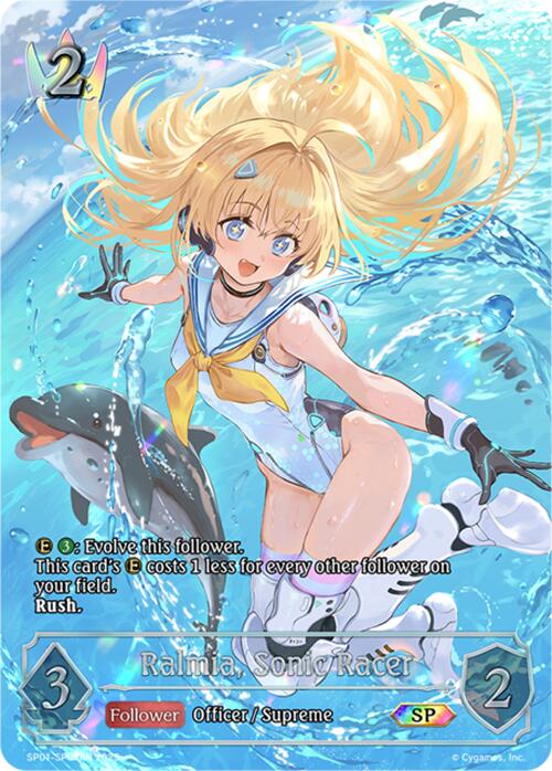 Ralmia, Sonic Racer (SP) (SP01 - SP07EN) [Seaside Memories] - Card Brawlers