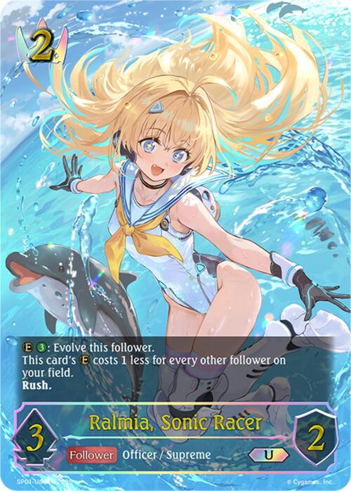 Ralmia, Sonic Racer (U) (SP01 - U06EN) [Seaside Memories] - Card Brawlers