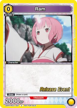 Ram (007) (UEPR/REZ-1-007) - UE24BT ReZERO Starting Life in Another World Release Event Cards - Card Brawlers